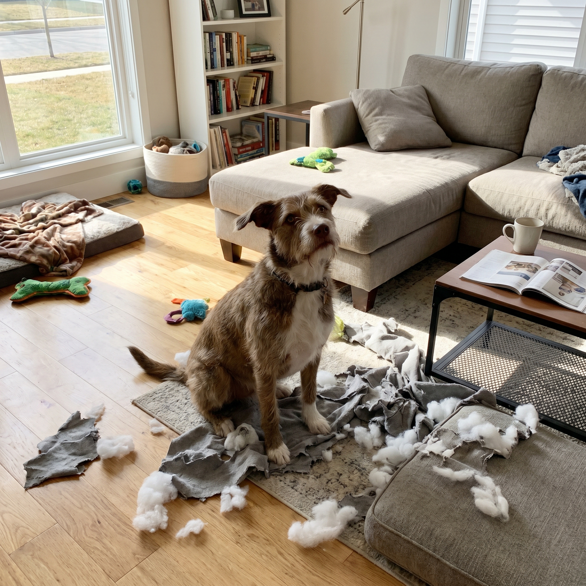 Votre chien ne fait pas ça par vengeance — il souffre